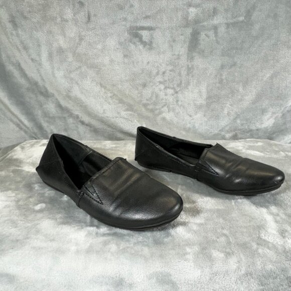 Style & Co womens size 6M leather black slip on loafers - Picture 9 of 16
